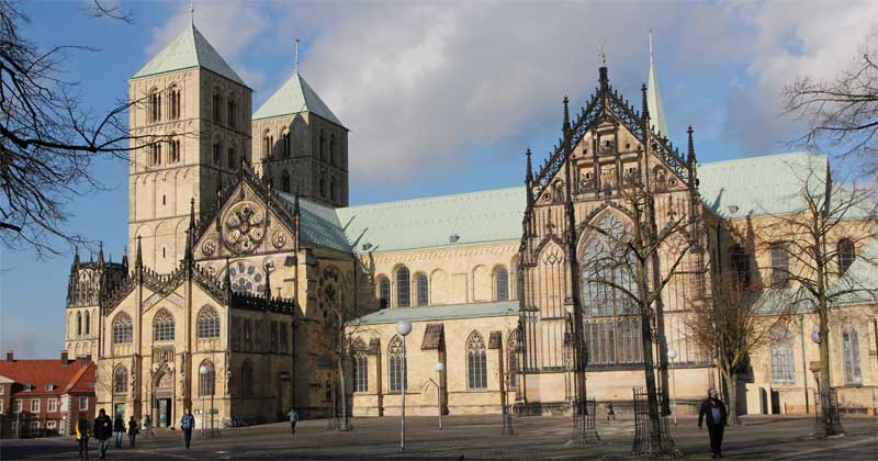 Der St. - Paulus - Dom zu Münster.