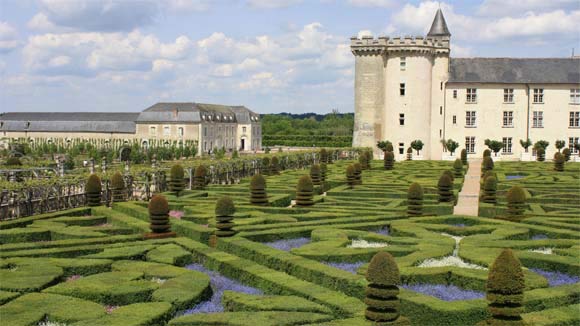 Schloss Villandry an der Loire.